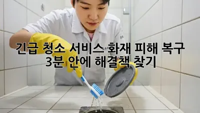 🔥 긴급 청소 서비스: 화재 피해 복구, 3분 안에 해결책 찾기! 🏡